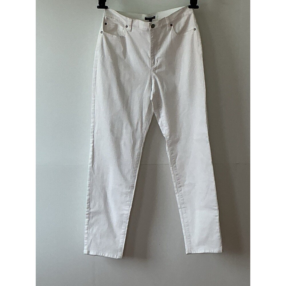 NEW EILEEN FISHER (Size S) Organic Cotton Hi Waist Stretch Denim Jeans - $178.00